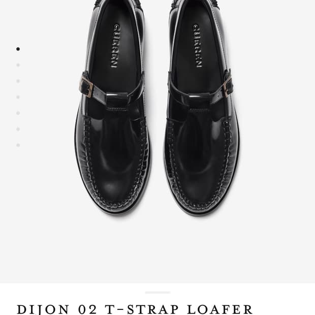 쿠에른  digion 02 t-strap loafer