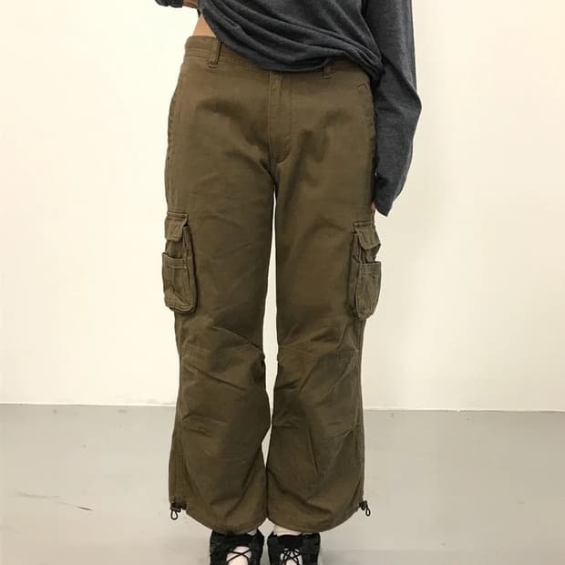 Sunny Clouds Cotton Cargo Pants