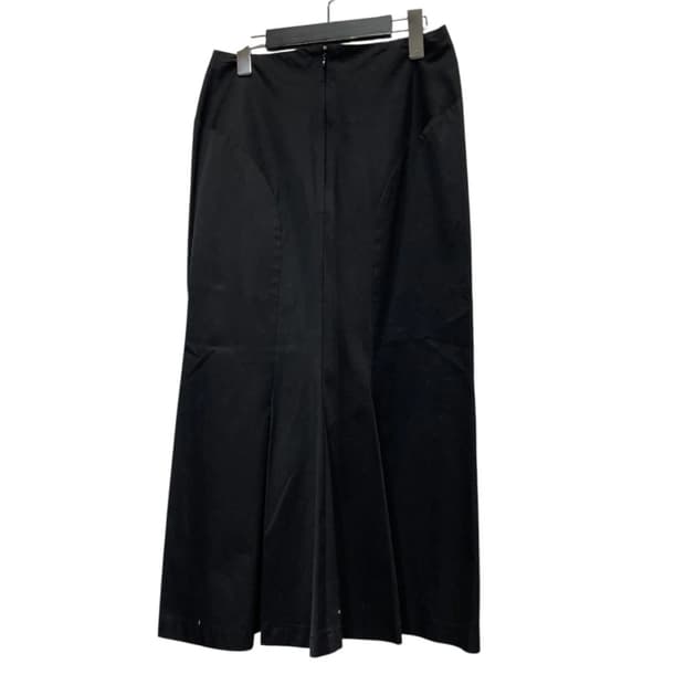 yohji yamamoto 뒷 플리츠 롱 스커트
