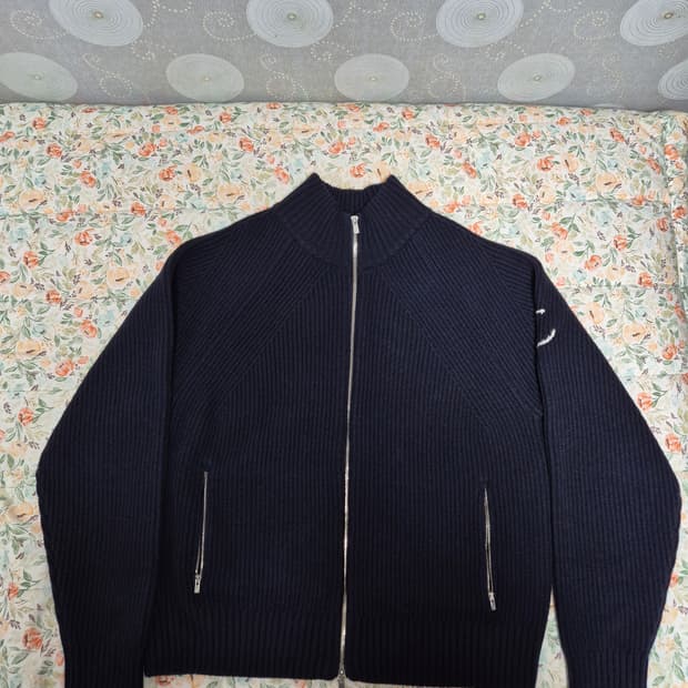 건지울른스 셔틀랜드 울 집업 가디건 XL(105)