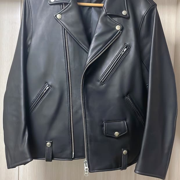 컬러즈 뉴욕 COLORZ 블랙 레더 라이더 자켓 M 사이즈