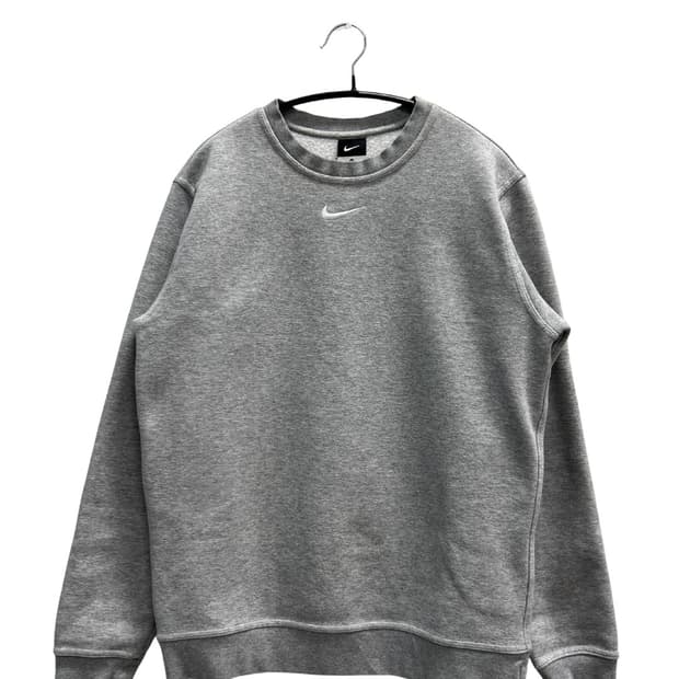 나이키 우먼스 스우시 맨투맨 그레이