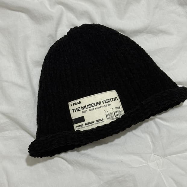 더뮤지엄비지터 티켓 비니