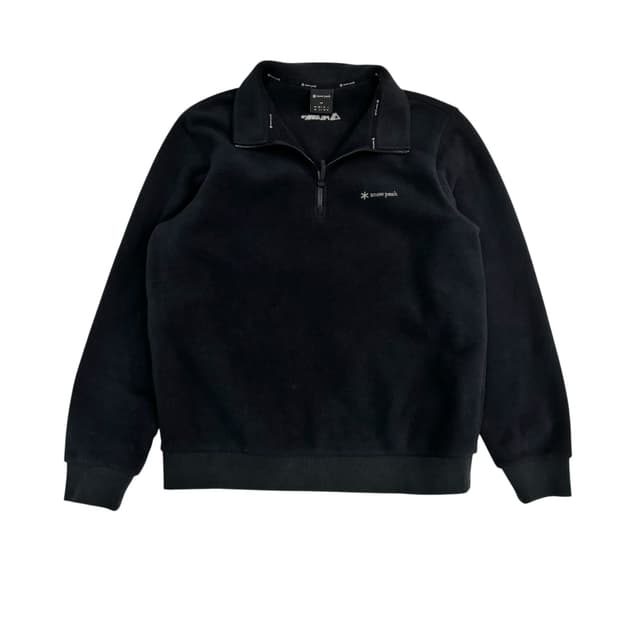 스노우피크 폴라텍 반집업 맨투맨