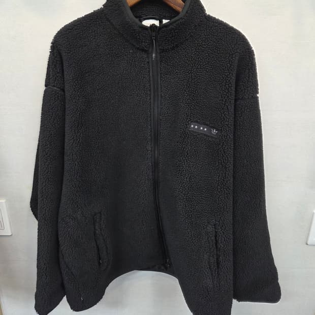 아디다스 리클레임 투웨이 셰르파 플리스 자켓 xl