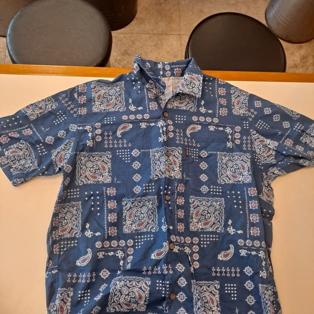 골든베어 페이즐리 반팔셔츠 M