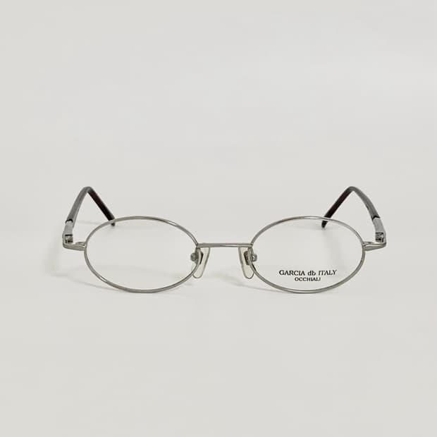 [픽키-148] GARCIA ITALY 오벌 실버 메탈 안경