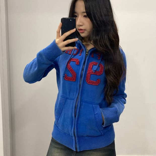 아베크롬비 로고 후드집업