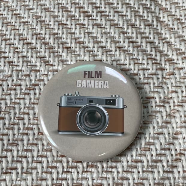 후지필름 카메라 버튼 벳지