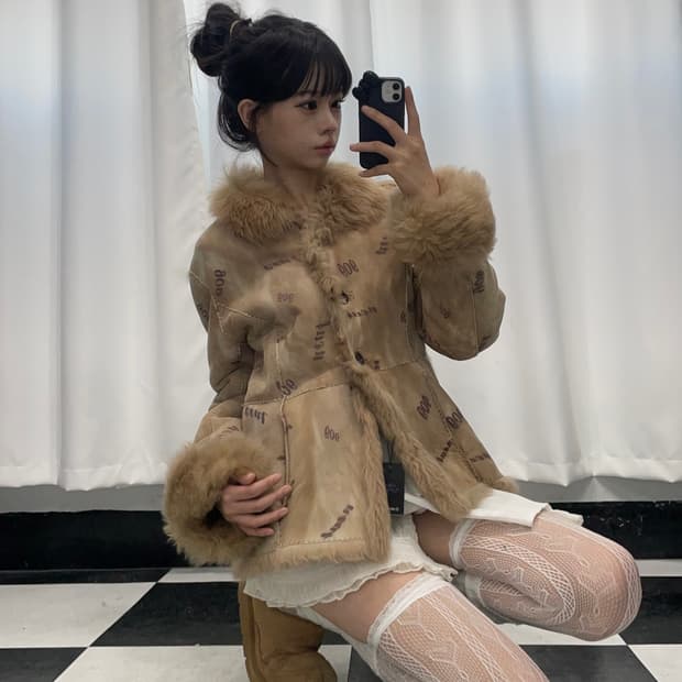 🎸브라운 퍼 자켓🎸