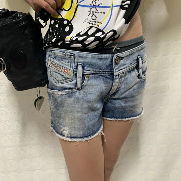 디젤 인더스트리 데님 쇼츠