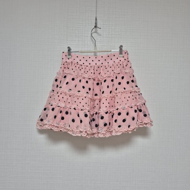 트라랄라 히메갸루 러블리 핑크도트 미니스커트