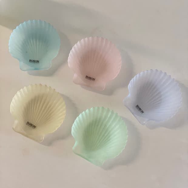 Hirota glass japan 유리그릇 세트 조개쉘