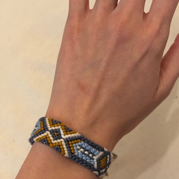 에스닉 패턴 핸드메이드 브레이슬릿