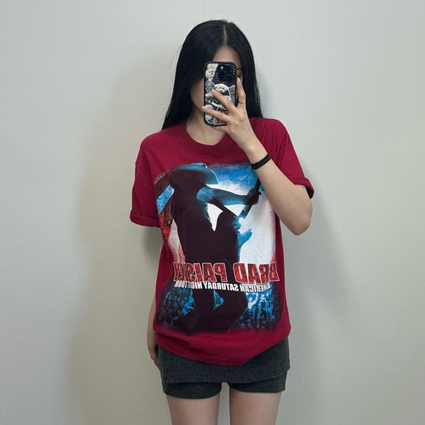 USA vintage 브래드 패이즐리 월드투어 반팔 티셔츠