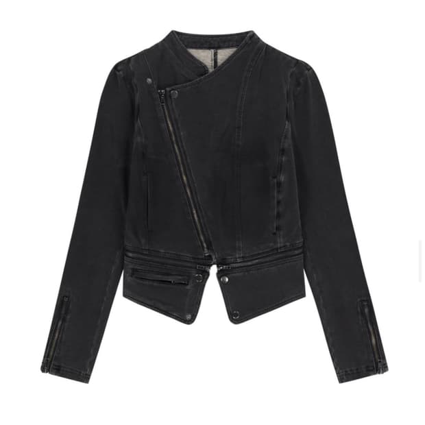 OJOS Detachable Span Denim Jacket