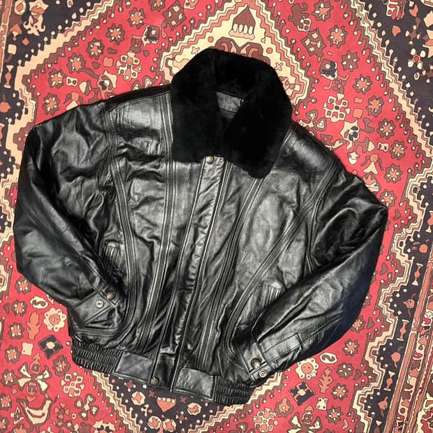 ( XL-2X ) 가죽자켓 레더자켓 봄버자켓 항공점퍼 a2가죽 양가죽