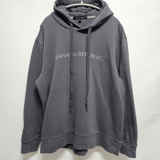 바나나리퍼블릭 로고 후드 티셔츠 XXL