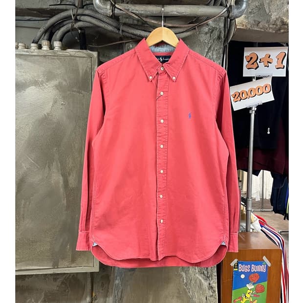 폴로 랄프로렌 셔츠 핑크 L #csz3676