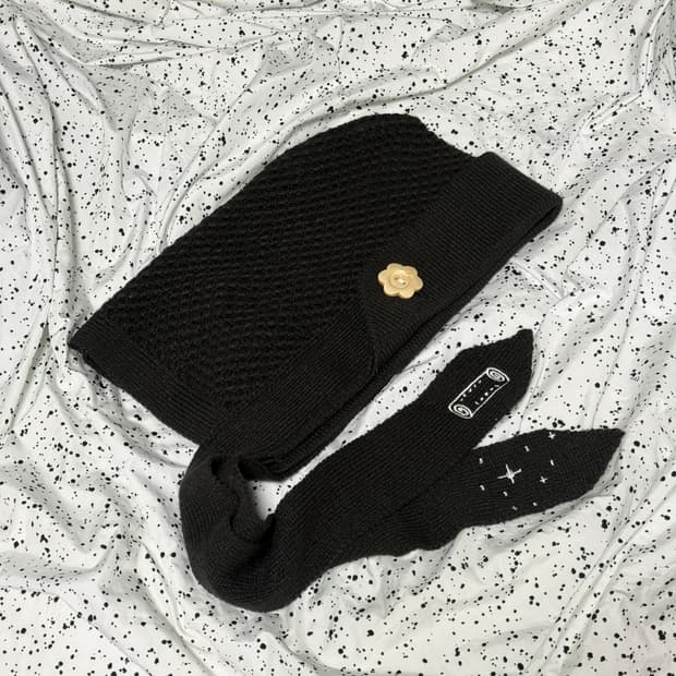 루나키후 야키이모 니트 바라클라바