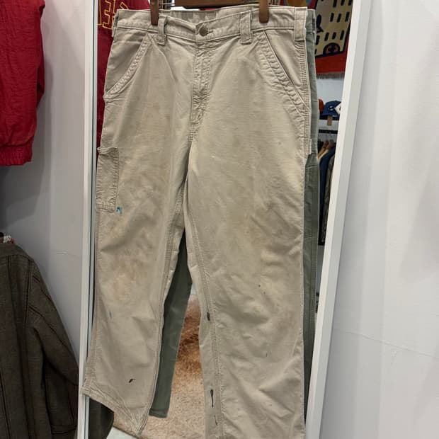 00s Carhartt 칼하트 페인팅 카펜터 워크 팬츠 (36-37)