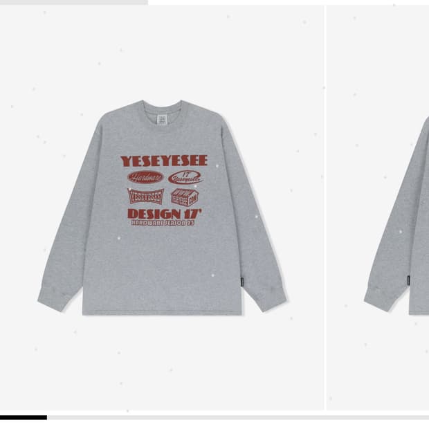 예스아이씨 롱슬리브 판매합니다.