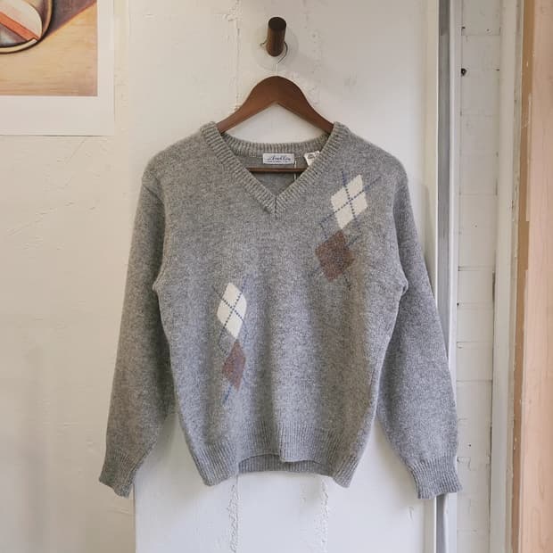 Anello 뉴울100 아가일 니트