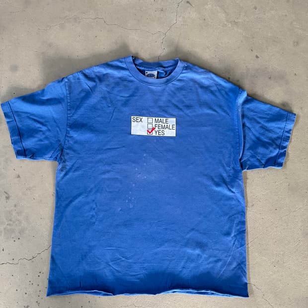 75$ 빈티지 90s usa 섹스 티셔츠 XL