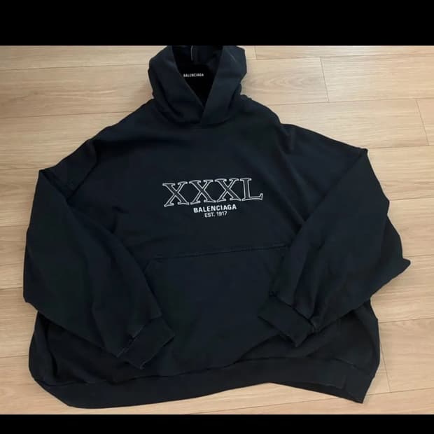 발렌시아가 xxxl 후드