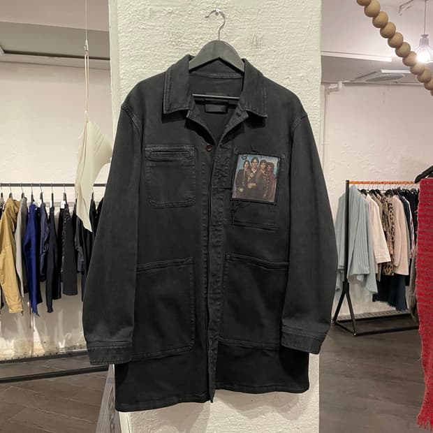 언더커버 텔레비전 데님자켓