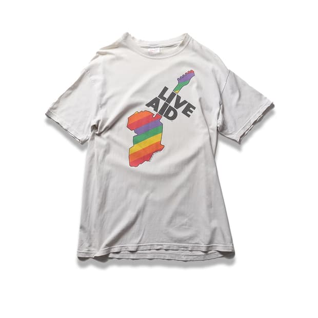 80s hanes live aid t shirt