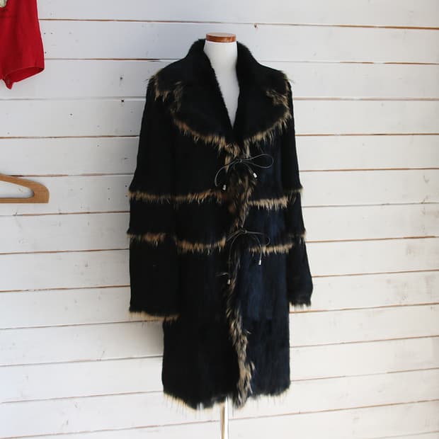 FLECHE 폭스 퍼 코트 (여성용 M)