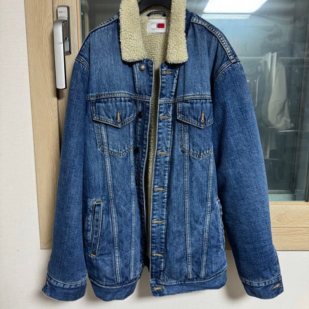 타미힐피거 루이스해밀턴 오버핏 청자켓25000