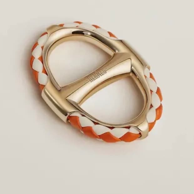 에르메스 Chaine d'Ancre Tressee 스카프 90 링