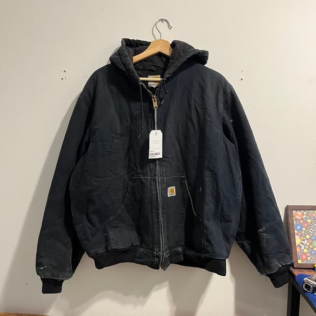 칼하트 J140 블랙 액티브 자켓