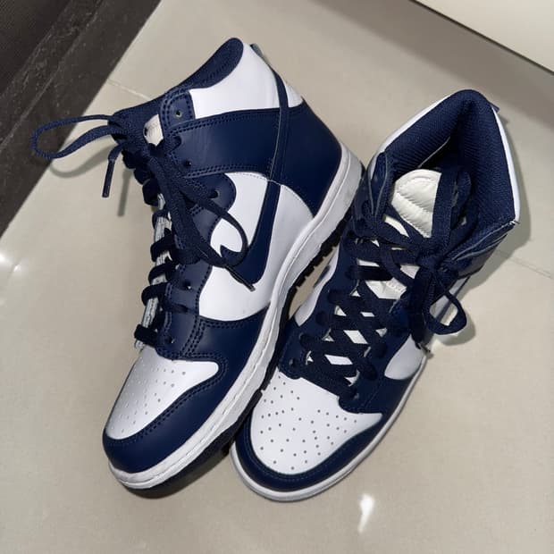나이키 조던 덩크 하이 네이비 240