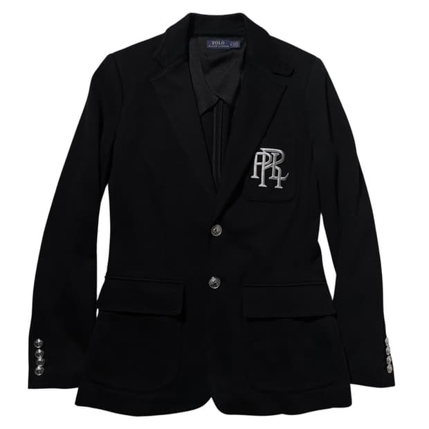 폴로 랄프로렌 크레스트 로고 포켓 은장 버튼 싱글 2B 블레이저 자켓 