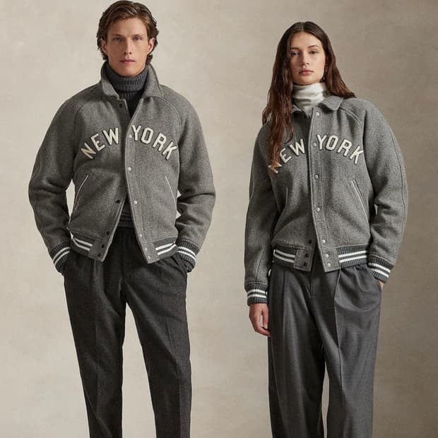 폴로랄프로렌 양키즈 울 바시티 25fw