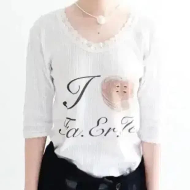 샵페어리 레이스티 화이트