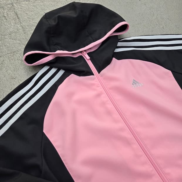 Adidas 아디다스 y2k 블핑 대장급 레어 후드 집업자켓