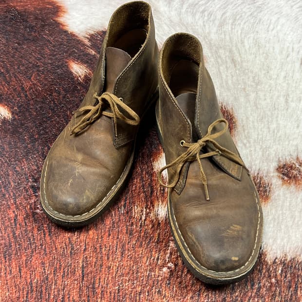 [260] CLARKS 클락스 레더 빈티지 처카부츠 브라운