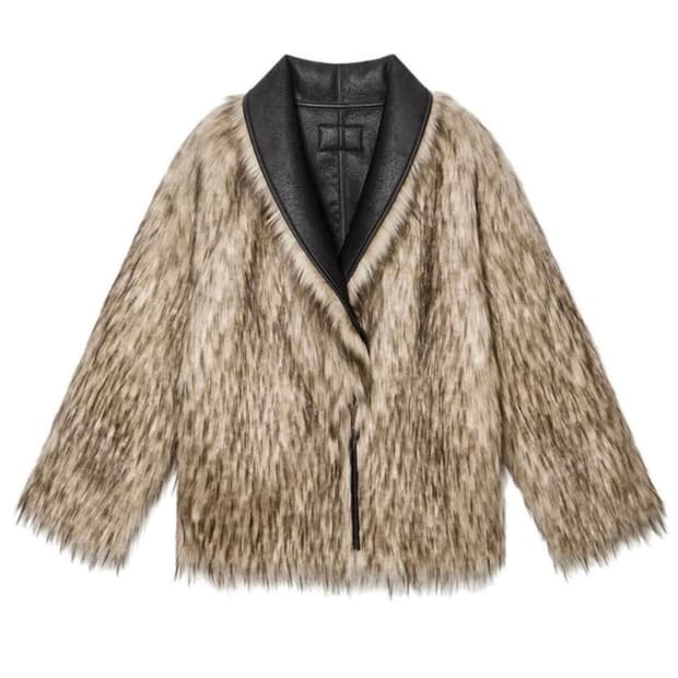 오픈와이와이 리버시블 퍼자켓 1사이즈