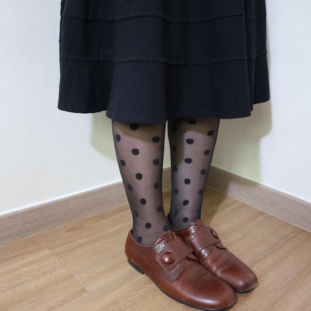 Tricot Brown Mary Jane