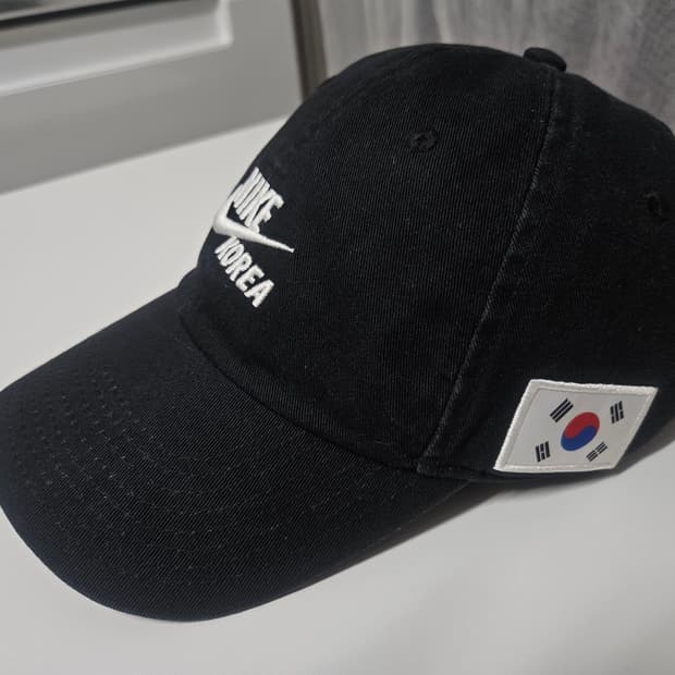 나이키 코리아  태극기 평창 모자 블랙