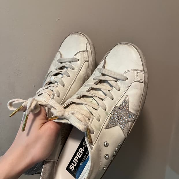 골든구스 슈퍼스타 실버탭 커스터마이즈드