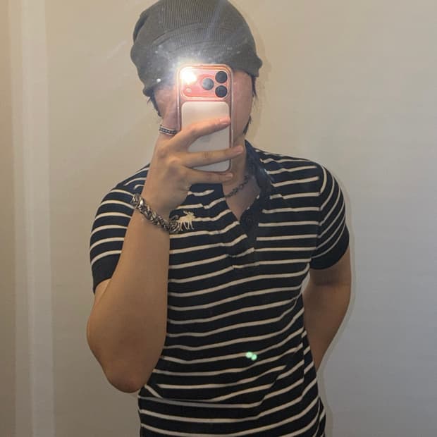 아베크롬비 y2k 헨리넥