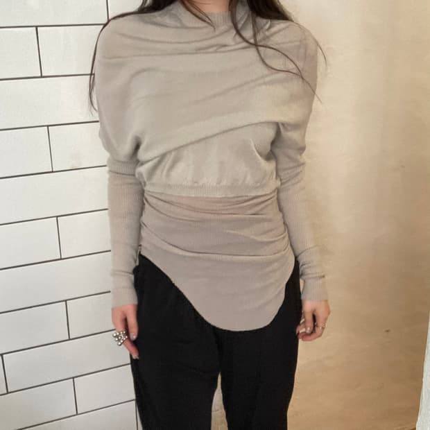 릭오웬스 래글런 니트