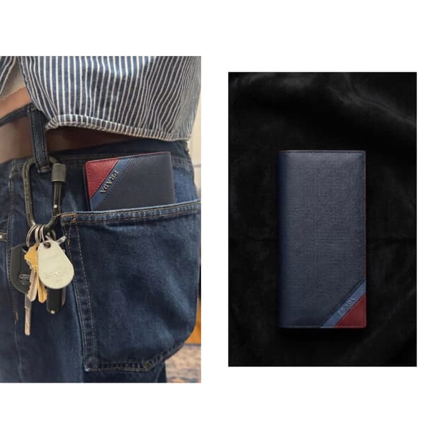 빈티지 프라다 장지갑 