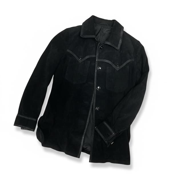 Petit regard 돼지 가죽 자켓