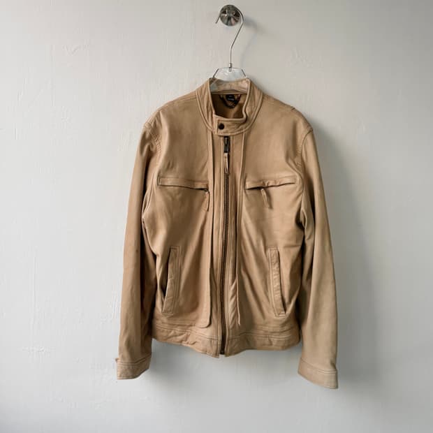 클럽모나코 램스킨 바이커 